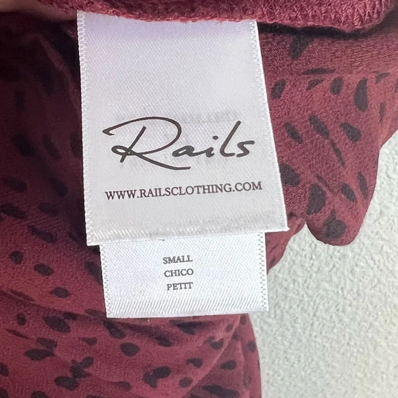 Rails Jet Printed Jumpsuit Rust Casual Women’s Small - Picture 8 of 12